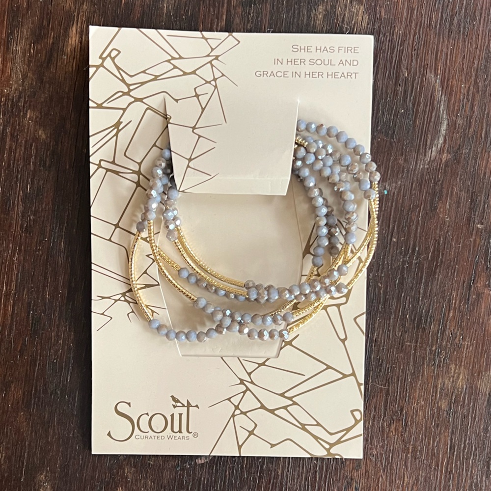 Gold Wrap Bracelet Set